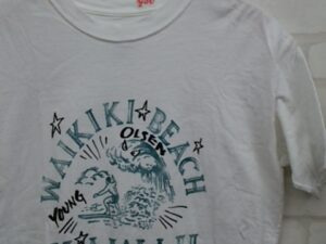 YOUNG & OLSEN　プリントTシャツ