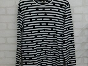 BLACK COMME des GARCONS ボーダードットTシャツ