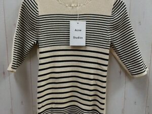 ACNE STUDIOS リブニット　ボーダー　入荷