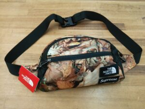 supreme × THE NORTH FACE　枯葉柄　ウエストバッグ　入荷