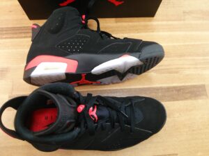 NIKE AIR JORDAN 6 RETRO OG BLACK/INFRARED　入荷