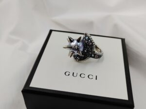 GUCCIのグラススタッズパールリング入荷しました！