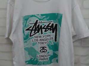 STUSSY　ワールドツアーTシャツ