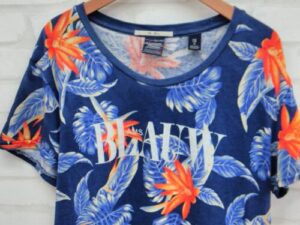 SCOTCH＆SODA（スコッチ＆ソーダ）　BLAUW 総柄 花柄 半袖Tシャツ　古着ブランド買取販売ストックヤード