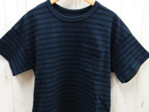 sacai サイドジップボーダーポケットTシャツ　入荷