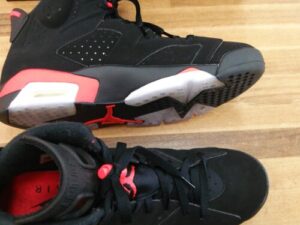 NIKE AIR JORDAN 6 RETRO OG BLACK/INFRARED　入荷