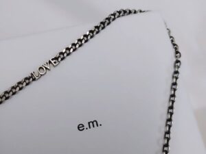 💖【e.m.のLoveミックスチェーンネックレス、入荷！】💖