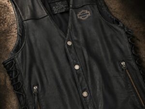【Harley-Davidson レースアップレザーベストをお買取いたしました】