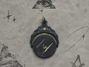 【Freemason 明治期のアンティーク ウォッチフォブ ペンダントトップをお買取させていただきました】